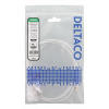DELTACO Ultra Slim U/UTP Cat.6 patchkabel, 2.6mm, 1,5m, svart UUTP-1412
