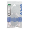 DELTACO Ultra Slim U/UTP Cat.6 patchkabel, 2.6mm, 2m, svart UUTP-1413