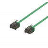 Flat CAT/6A U/UTP 1m Green