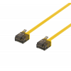 Flat CAT/6A U/UTP 1m Yellow