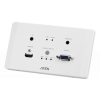 ATEN HDMI & VGA HDBaseT Transmitter with EU Wall Plate / POH VE2812AEUT-AT-G