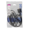 DELTACO VGA till HDMI- och ljudkabel, 1m, FHD, drivs via USB, svart VGA-HDMI16