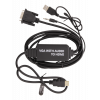 VGA - HDMI och ljudkabel FHD, drivs via USB, 2m VGA-HDMI17