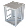 TOTEN System Z, 19” väggskåp, 15U, 600x600, glasdörr, vit ZS66156000