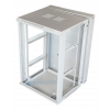 TOTEN System Z, 19” väggskåp, 18U, 600x600, glasdörr, vit ZS66186000