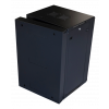 TOTEN System Z, 19” väggskåp, 18U, 600x600, glasdörr, svart ZS66186001