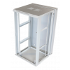 TOTEN System Z, 19” väggskåp, 22U, 600x600, glasdörr, vit ZS66226000