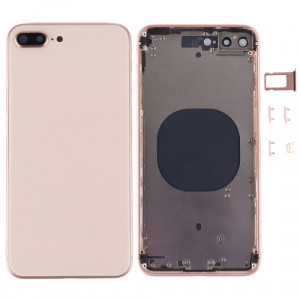 Baksida iPhone 8+ med kortshållare & knappar Guldr