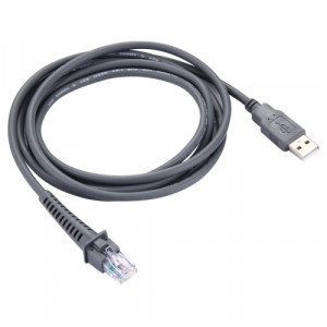 USB-A - RJ45 kabel för tex streckkodsläsare mm
