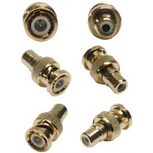 BNC - RCA adapter (ha-ho) GOLD