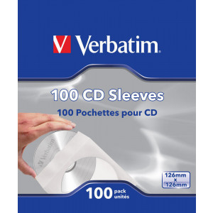 Pappersfickor för CD, DVD och Blu-Ray skivor 100st