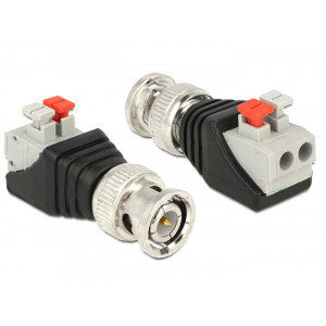 BNC terminalblockadapter, BNC hane Pitch 5mm