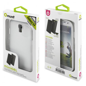 Skal Samsung Galaxy S4 - Muvit MiniGel vit.
