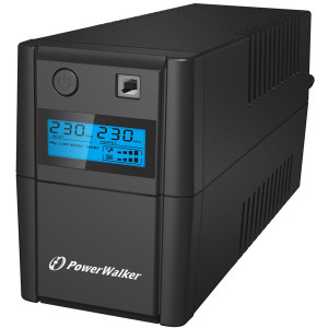 UPS 850VA Line-interactive med 4 IEC uttag, 1xUSB