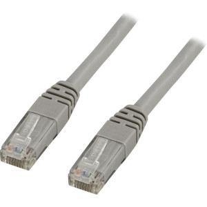 Deltaco Kbl 1,5m TP GRÅ/CAT6/U-UTP
