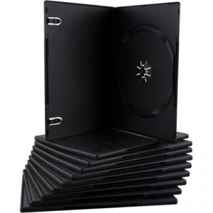 DVD-BOX Hårdplast för 1 skiva Slim (10-pack)