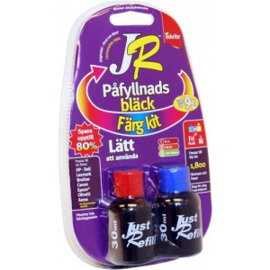 Refill Bläck Startkit Färg C/M/Y 3x30ml +Rengöring
