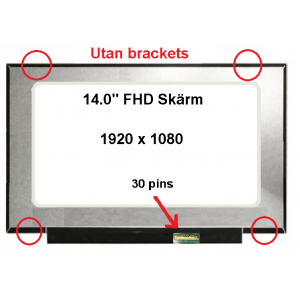 Laptopskärm 14.0" LED 30pin 1920X1080 FHD