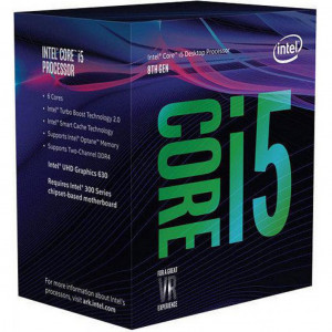 Processor - Intel S1151 i5-8600K 3.6GHz Tray Ref
