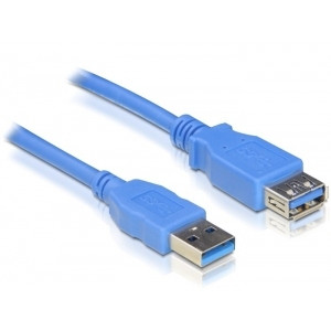 Extension cable USB 3.0 Type-A male > USB 3.0 Type-A female 1 m blue 82538