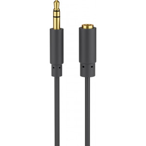 Ljudkabel 3.5mm - 3.5mm (ha-ho) 1m GOLD