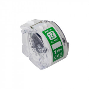 Brother VC-500W Etikettrulle CZ-1002 12mm x 5m