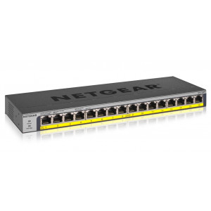 Switch Netgear GS116PP 16PT PoE/PoE+Gigabit Unmanaged Switch