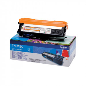 Brother Toner TN-328C 6000sid Cyan (Original)