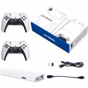 Gamestick Spelkonsol med 10000 spel via HDMI Vit