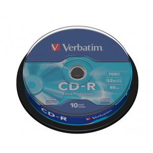 Verbatim CD-R 52X (10-pack) Extra Protection