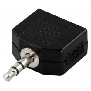 Adapter Y Audio 1x3,5''-ha -> 2x3,5''-ho