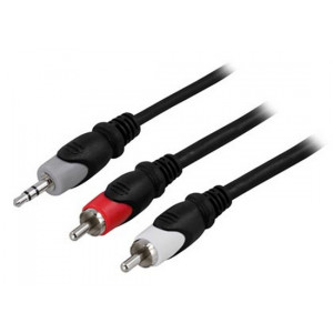 Kbl Audio, 3,5mm ha -> 2xRCA, ha 10m