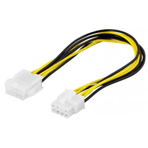 Strömadapter 8-pin - 8-pin ha-ho EPS Förlängning