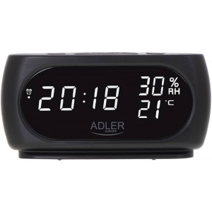 Klockalarm med inbyggd termometer Digital Adler