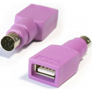 USB - PS/2 Adapter hona - hane för tangentbord