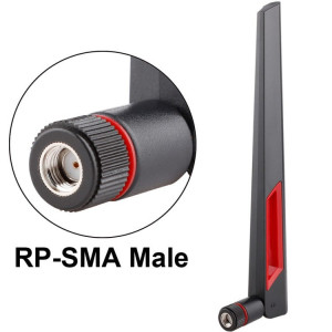 Antenn till router, 12dBi, RP-SMA, 2.4G / 5G / 6G WiFi