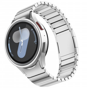 Armband Samsung Watch 7 /6/5/4 Bamboo metal Silver