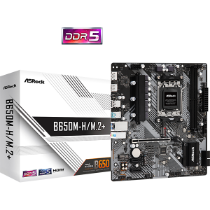 Moderkort AM5 B650 ASRock B650M-H/M.2+ DDR5