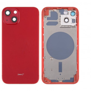 Baksida iPhone 13 - Röd - Med ram, delar, no logo