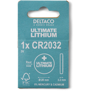 Batteri CR2032 - Knappcellsbatteri Lithium 3V