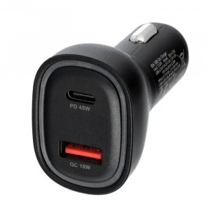 Billaddare USB-A + USB-C 63W
