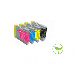 Brother LC980/LC1100 MultiPack Svart/Cyan/Mage/Gul Miljö
