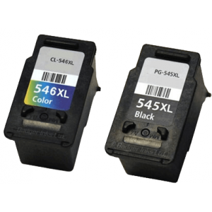 Canon PG-545 XL Svart + CL-546 XL Färg Kompatibel