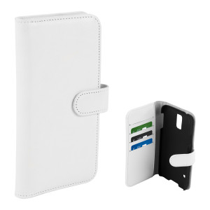 Fodral Samsung Galaxy S5 - Plånboksfodral Vit