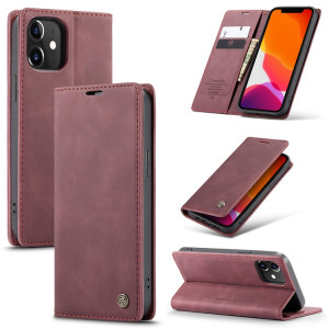 Fodral iPhone 12 / 12 PRO - CaseMe Vinröd