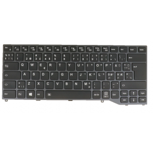 Fujitsu tangentbord E448 E449 U478 Blacklight Nordic