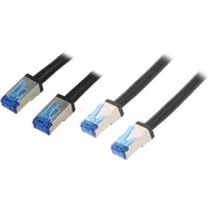 Nätverkskabel Cat6 (10m) S/FTP IP67 INOM-/UTOMHUS.