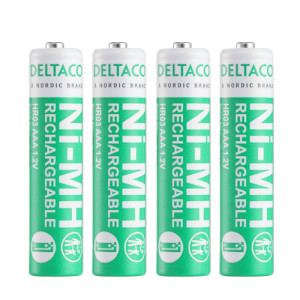 Laddningsbara Batterier AAA LR3 750mAh 4-pack