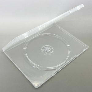 DVD-BOX Hårdplast Fodral för 1 skiva Transparent