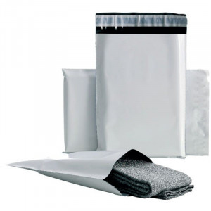 E-handelspåse 340 x 420 mm, Vit, 100-pack